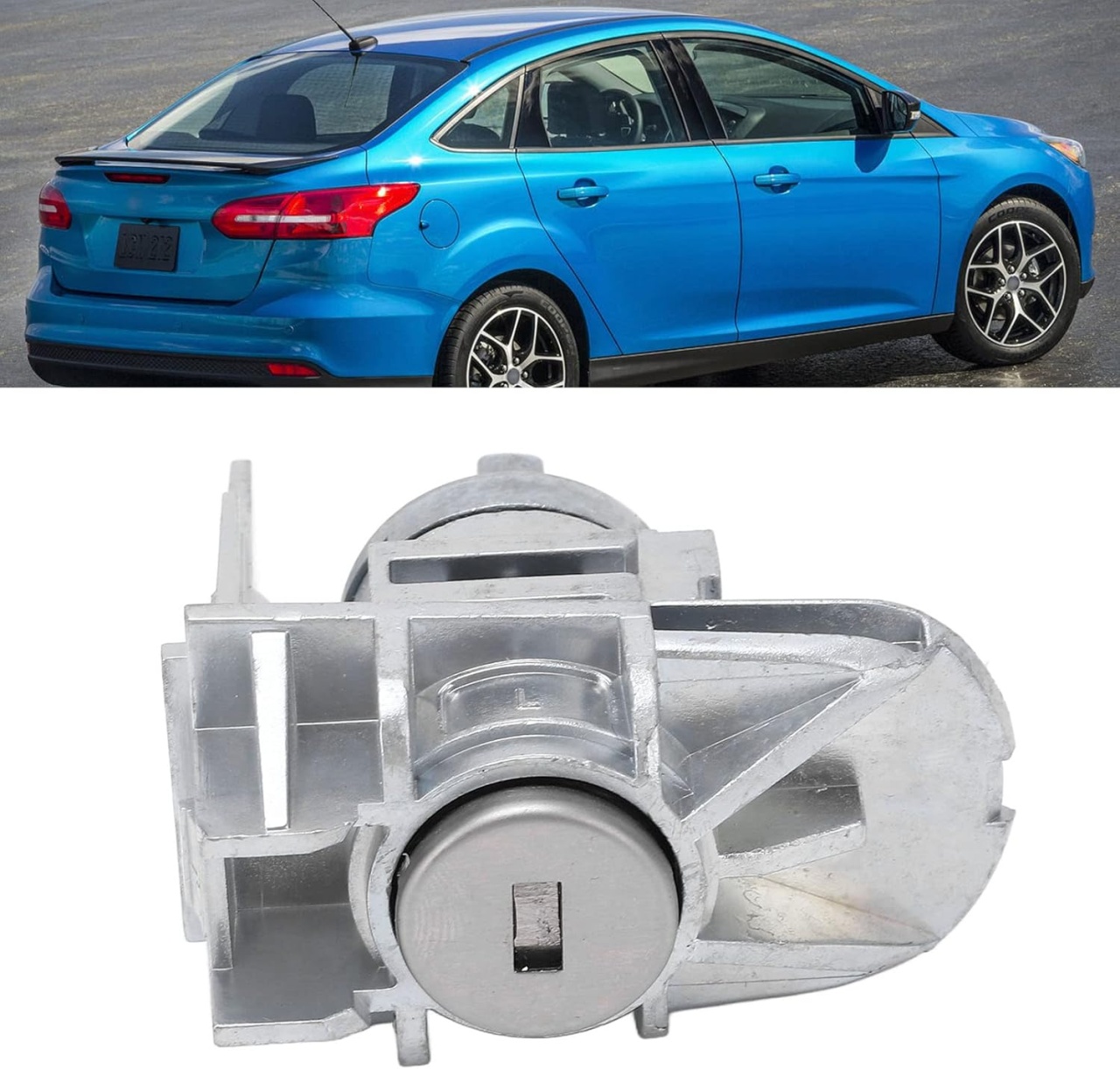 Cilindru incuietoare usa stanga fata Ford Focus (2012–2019) cu 2 chei | OE AM5Z-5821991-A - 2 | YEO
