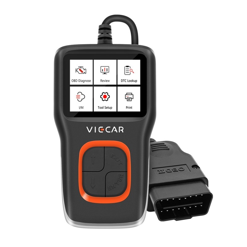 Diagnoza Viecar VP101, OBD2, Universal, Citire Eroari, Stergere Erori, Descriere Erori, Stare Baterie, Live Data