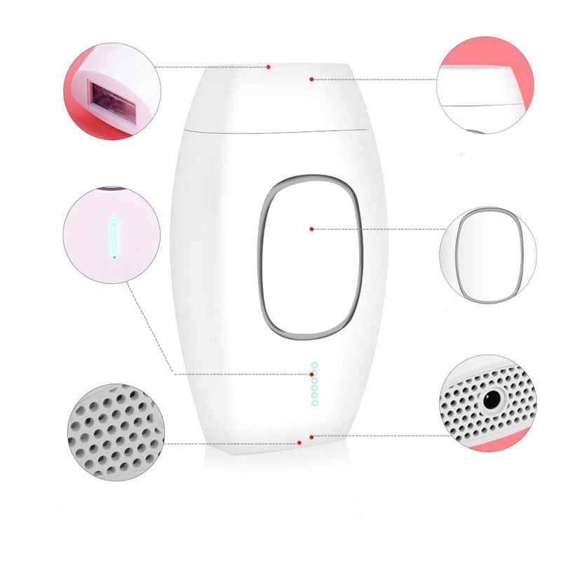 Epilator IPL, Techstar® VHR102, Xenon Quartz, 5 Nivele Putere, Mod Manual/Automat, Alb - 3 | YEO