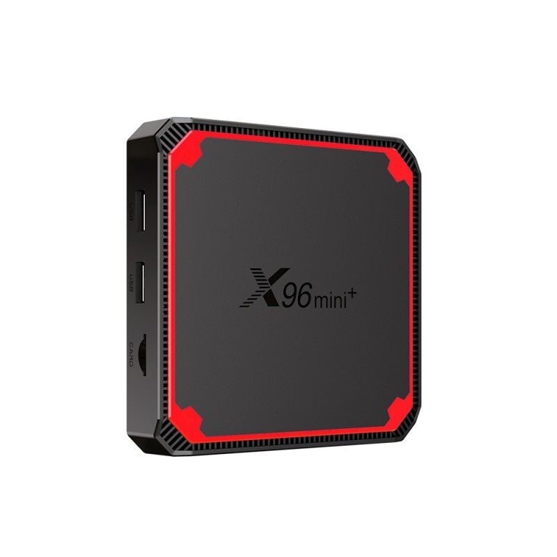 Poze Mini PC Tv Box Techstar® X96 Mini+, Procesor Amlogic S905W4, Android 9, UHD 4K, HDR, 2GB RAM LPDDR4, 16GB ROM, WiFi 5G, Telecomanda