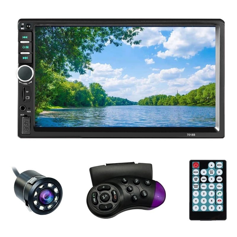 MP5 Player Techstar® 7800S, 2DIN, Camera Marsarier, Ecran HD Touch 7