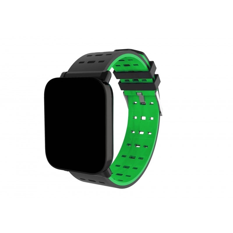 Resigilat Ceas Smartwatch Techstar® A6, 1.3inch, Bluetooth 4.0, Monitorizare Tensiune, Puls, Oxigenare Sange, Alerte Sedentarism, Verde - 2 | YEO