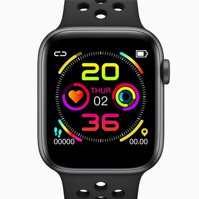 Resigilat Ceas Smartwatch Techstar® W5 Negru, 1.54 inch IPS, Monitorizare Cardiaca, Tensiune, Sedentarism, Bluetooth 4.2 - 1 | YEO