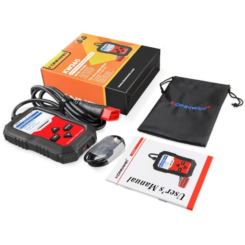 Resigilat Diagnoza Dedicata, KONNWEI KW360, Pentru Mercedes Benz, Citire si Stergere Erori Dedicate, Programare Baterie, Interval Service, Adaptari, Live Data - 3 | YEO