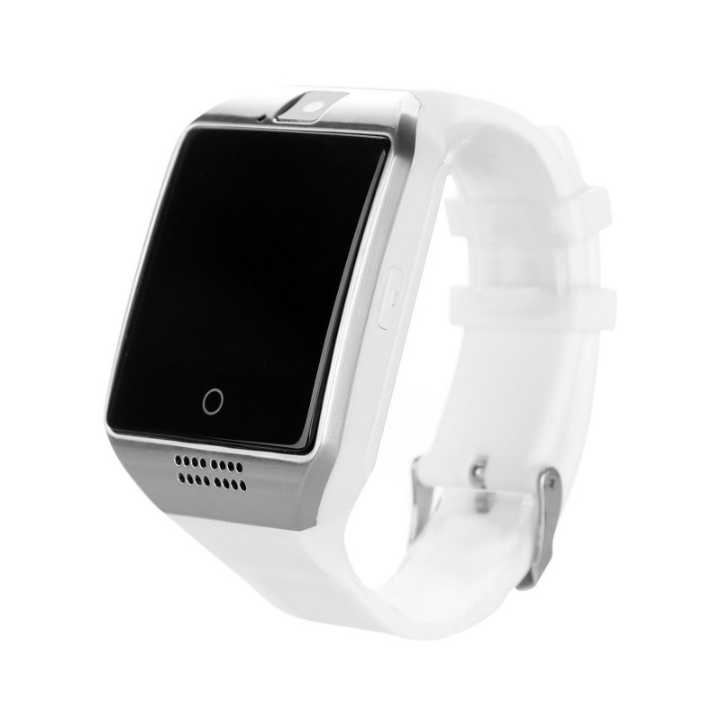 Resigilat Smartwatch Vogue Q18 Curved cu Camera si Telefon 3G Alb Display 1.54