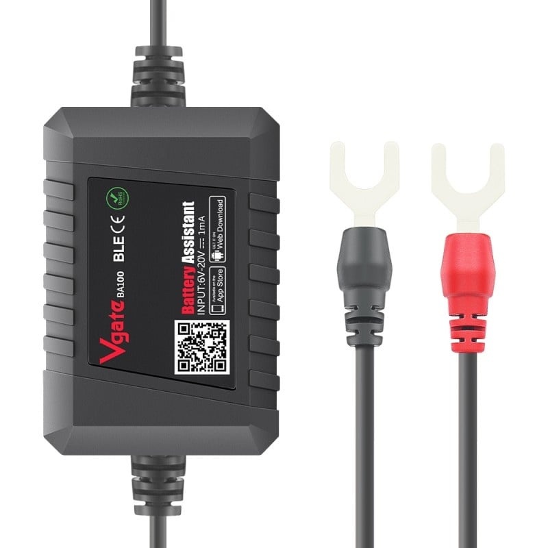 Resigilat Tester Bluetooth pentru monitorizare a bateriei auto Vgate BA100 6V-20V compatibil IOS / Android