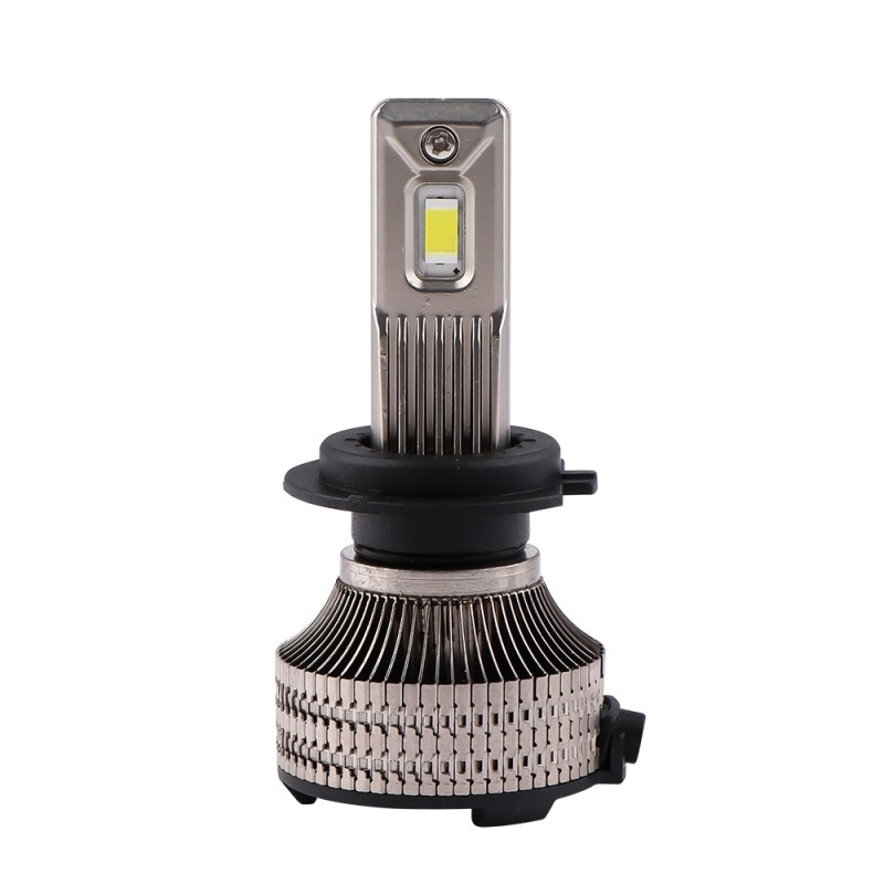 Set 2 LED-uri Auto Techstar® P30, H7, 80w, 14000 Lumeni, 6500K, AUTO, 12-24 Volti, CSP, Canbus, Miez Cupru, Radiator Aluminiu - 2 | YEO