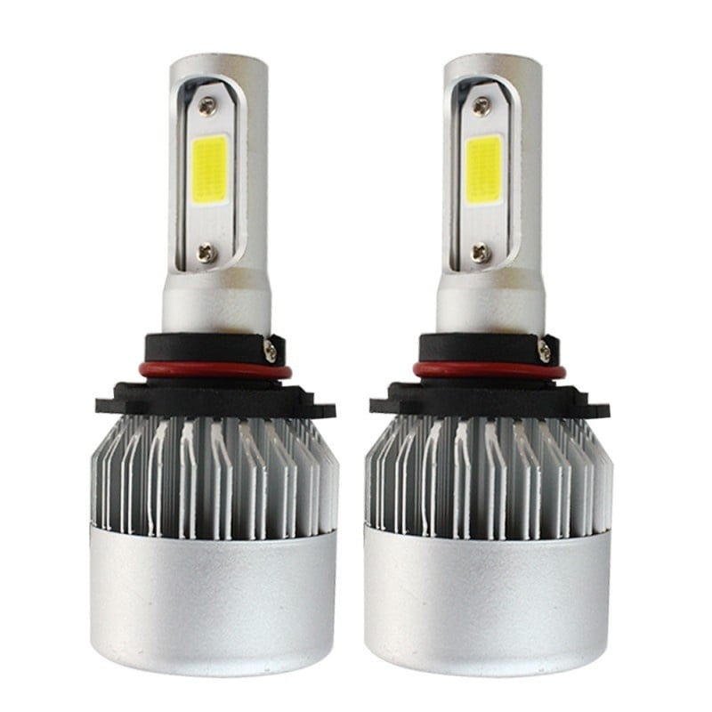 Set 2 LED-uri Auto Techstar® S2, HB3 9005, 36w, 4000 Lumeni, 6500K, AUTO, 12-24 Volti, COB, Canbus