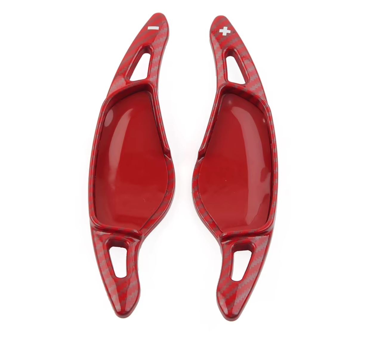 Set Extensii Padele Volan Schimbator Viteze, Compatibile cu BMW 3 Seria G20, 5 Seria G30, 6 Seria G32, 7 Seria G11, 8 Seria G14, X3 G01, X4 G02, X5 G05, X6 G06, X7 G07, M5 F90, 2017-2025 – Aspect Carbon Rosu