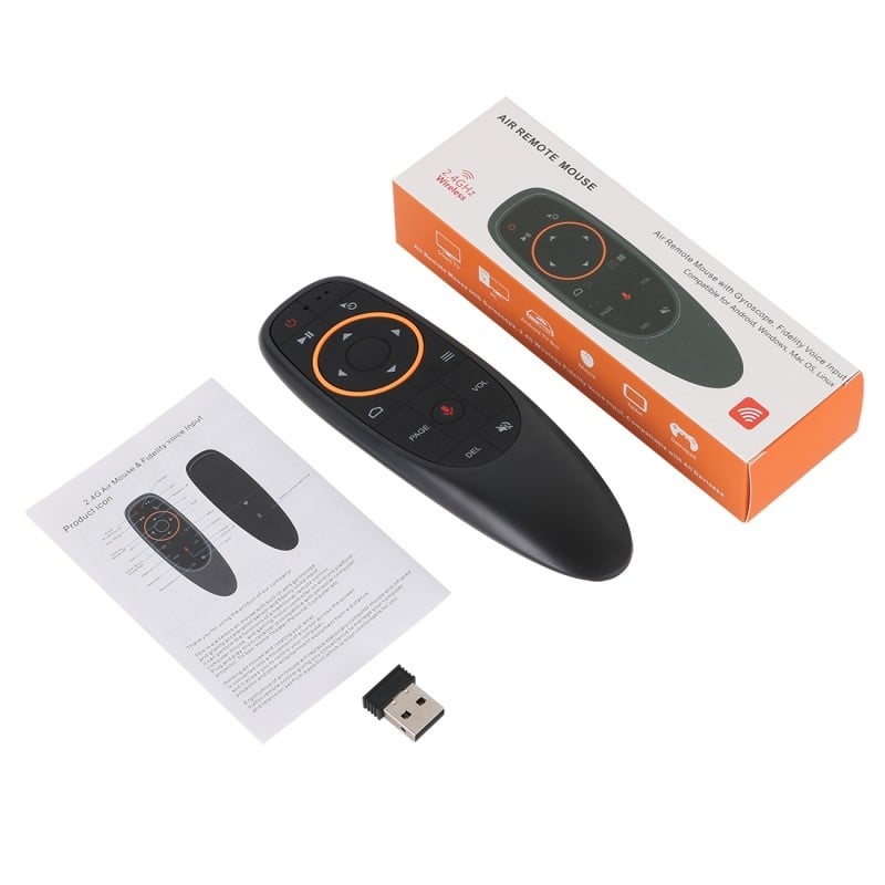 Telecomanda Airmouse G10 Wireless, Senzor Gravitational, Google Assistant, Voice Search, Mac/Windows/Android/Linux/Raspbian - 3 | YEO