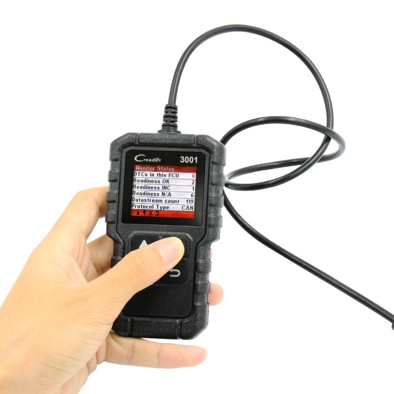 Tester Diagnoza cu Interfata Auto, Profesional, Launch Creader, Multimarca OBD2 EOBD Scanner Coduri Auto CR3001 - 2 | YEO