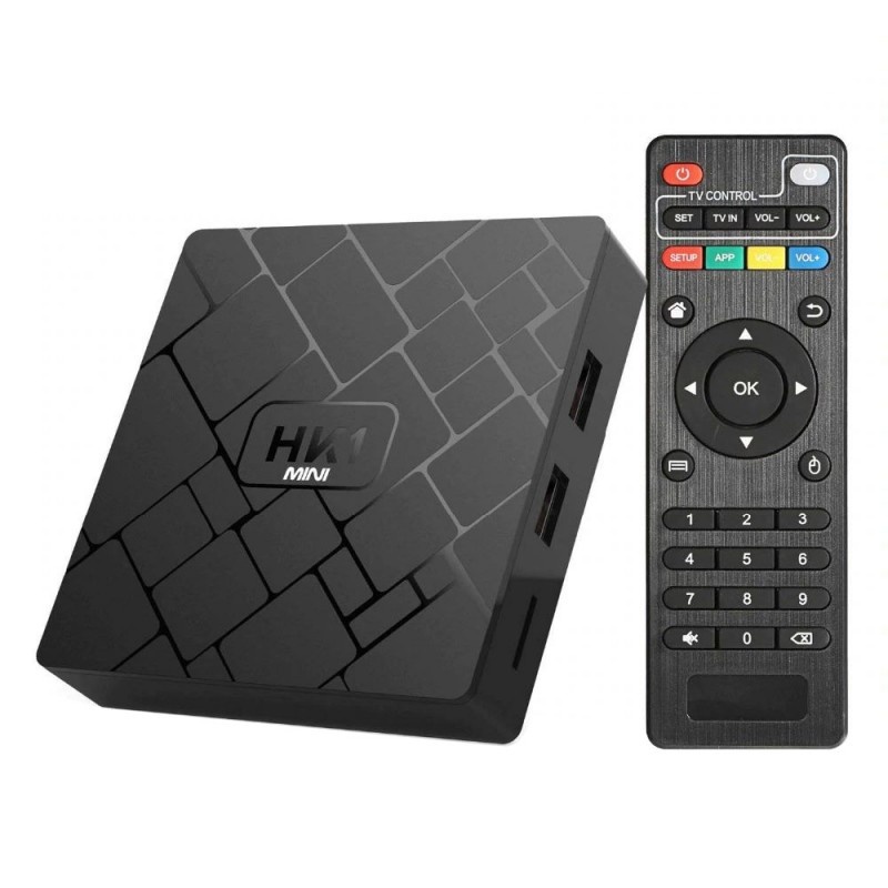 TV Box HK1 Mini, 4K, HDR, Android 9, 2GB RAM, 16GB ROM, Rockchip RK3229, Quad Core, WiFi 2.4G