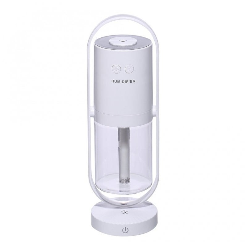 Umidificator Ultrasonic Techstar® Proiector LED, Rotire 360°, Aromaterapie, Purificare Aer, Rezervor 200ml, Alb - 1 | YEO