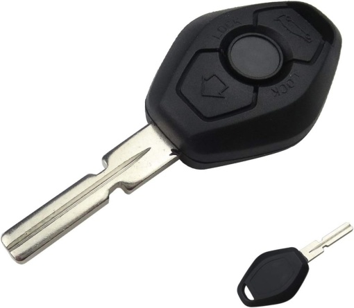 Carcasa cheie auto Techstar cu 3 butoane si lama 4 piste pentru BMW – compatibila E46, E39, E60, X3, X5