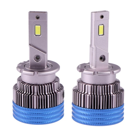 Set 2 LED-uri Auto Techstar® D2S, 35w, 5000 Lumeni, 6500K, AUTO, 12-24 Volti, CSP, Canbus, Radiator Aluminiu