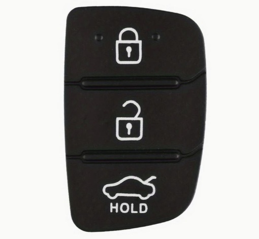 Membrana Cauciuc Butoane Cheie Auto 3 Butoane – Compatibila Hyundai, Kia – Pad pentru Telecomanda, Inlocuire Tastatura Cheie