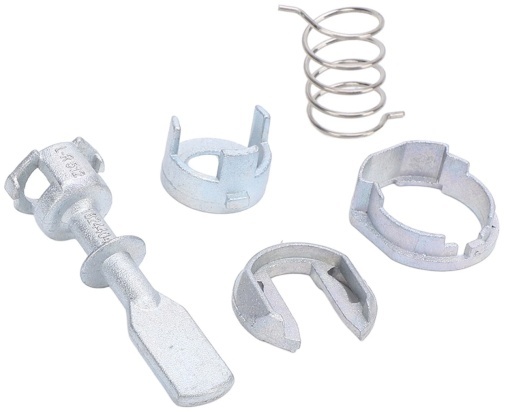 Kit Reparatie Cilindru Incuietoare Yala Techstar, Usa Fata Stanga/Dreapta, compatibil Seat Cordoba Ibiza 6K3837223A – 5 Piese