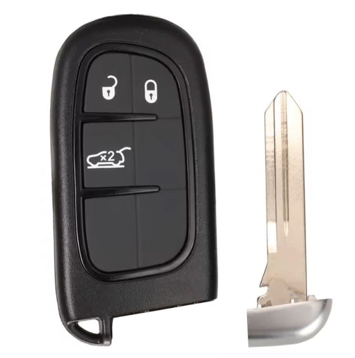 Carcasa cheie auto Techstar compatibila Jeep Cherokee, Dodge RAM, Durango, Chrysler – cu lama netaiata