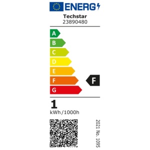 eticheta energetica aplica led techstar 6w alb