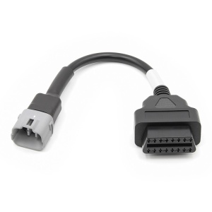 adaptor OBD2 Suzuki Techstar 6 pini la 16 pini pentru diagnoza moto