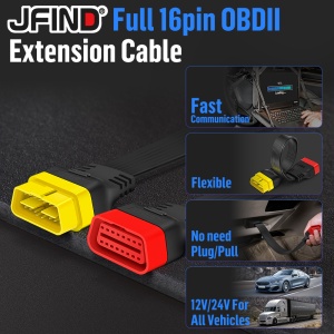 Compatibilitate cablu OBDII JF36 cu tensiune 12V si 24V