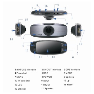 Camera Auto Novatek G2W FullHD NightVision - Img 6