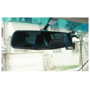 Camera Video Auto Discreta tip Oglinda cu Doua Camere Full HD Fata/Spate Techstar® L9000, Model Slim 9mm Grosime - Img 5