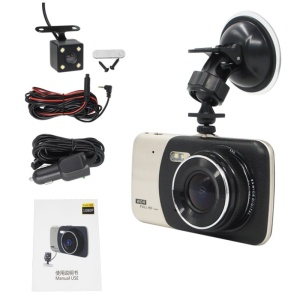 Camera Video Auto Dubla Techstar® T810 FullHD Cu Functia WDR si Ecran IPS 4inch - Img 10