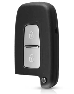Carcasa cheie auto pliabila Techstar compatibila cu Hyundai Sonata, Azera, Genesis Coupe, ix35, i30, i45 si Kia Forte, Sportage, K2, K5, 2 butoane, lama HYN14 stanga, fara electronica, vedere fata