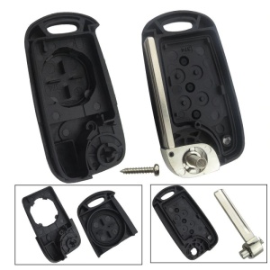 Carcasa cheie auto Techstar compatibila Kia 3 Cerato Ceed K2 K5 Rio Picanto Sportage, 3 butoane, set complet cu lama