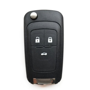 Cheie auto Techstar cu lama metalica, compatibila Opel Chevrolet Vauxhall, 3 butoane