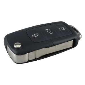 Carcasa cheie auto briceag cu 3 butoane pentru VW Touran, EOS