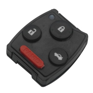 Carcasa cheie Techstar compatibila Honda Accord, Civic, CR-V, Fit, Pilot, 4 butoane, model negru compact