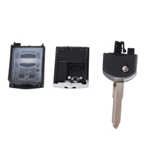 Carcasa cheie auto Techstar compatibila Mazda 2 3 5 6 RX-8 MX-5, 2 butoane, set complet cu lama si insertie