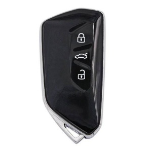 carcasa smart key compatibila vw golf mk8 skoda octavia seat leon 3 butoane neagra