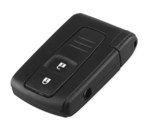 Carcasa cheie auto Techstar pentru Toyota 2 butoane compatibila Corolla Prius Camry RAV4 vedere fata