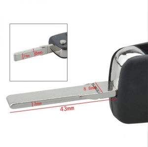 carcasa cheie briceag techstar 3 butoane compatibila volkswagen model pliabil nedetasabil