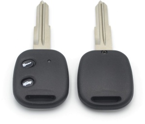 set doua carcase cheie cu 2 butoane si lame metalice