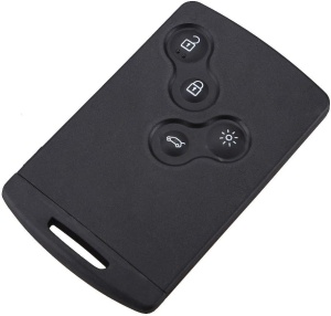 Carcasa cheie card Renault cu linii curbe