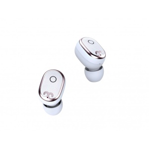 Casti Smart Techstar® TWS S17 mini, Wireless, Bluetooth V5.0, IPX5, HD Audio, Touch, iOS, Android, Type-C, Alb - Img 4