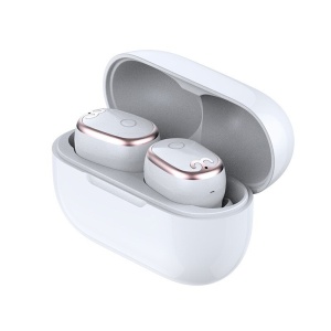 Casti Smart Techstar® TWS S17 mini, Wireless, Bluetooth V5.0, IPX5, HD Audio, Touch, iOS, Android, Type-C, Alb - Img 10