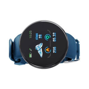 Wearable Techstar D18 - Design elegant negru, functii avansate de health monitoring, ecran clar OLED