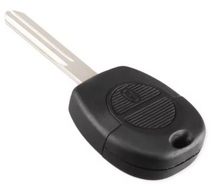 Cheie auto completa cu telecomanda Techstar compatibila cu Nissan Almera Almera Tino Micra Navara Primera Serena Terrano Vanette X-Trail 2 butoane 433MHz P N 28268-8H700 lama A33