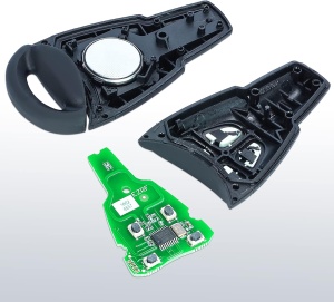 carcasa si placa electronica cheie auto saab 4 butoane techstar