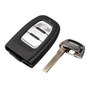 Carcasa spate cheie Audi A4L/Q5, neagra, compatibila 3 butoane