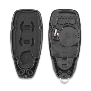 Set chei auto Ford smart key, 3 butoane, cip integrat, compatibil Kuga, Fiesta, Mondeo