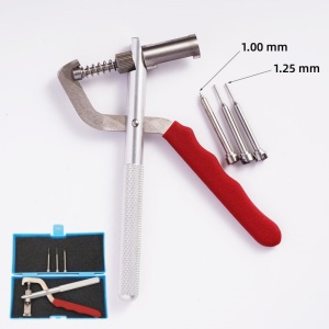 Cleste Techstar din otel cu pini de 1.00 mm si 1.25 mm pentru reparatii chei auto