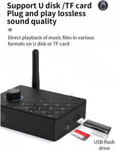 Dispozitiv DAC Techstar cu porturi RCA si jack 3.5mm