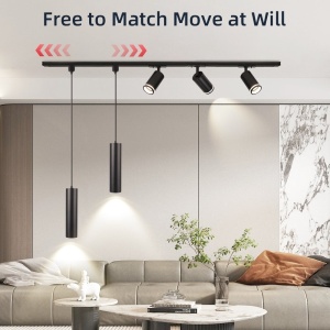 Lampa LED pe sina tracklight, compatibila 2 fire, ajustabila, lumina ambientala neutra