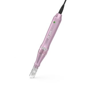 DermaPen Techstar® Dr Pen M7, 2 Capete de Rezerva, Ace Otel Inoxidabil, Corp Aliaj, Ergonomic, Regenerare Piele, Lifting, Viteza Reglabila, 5 Viteze, Rose - Img 5